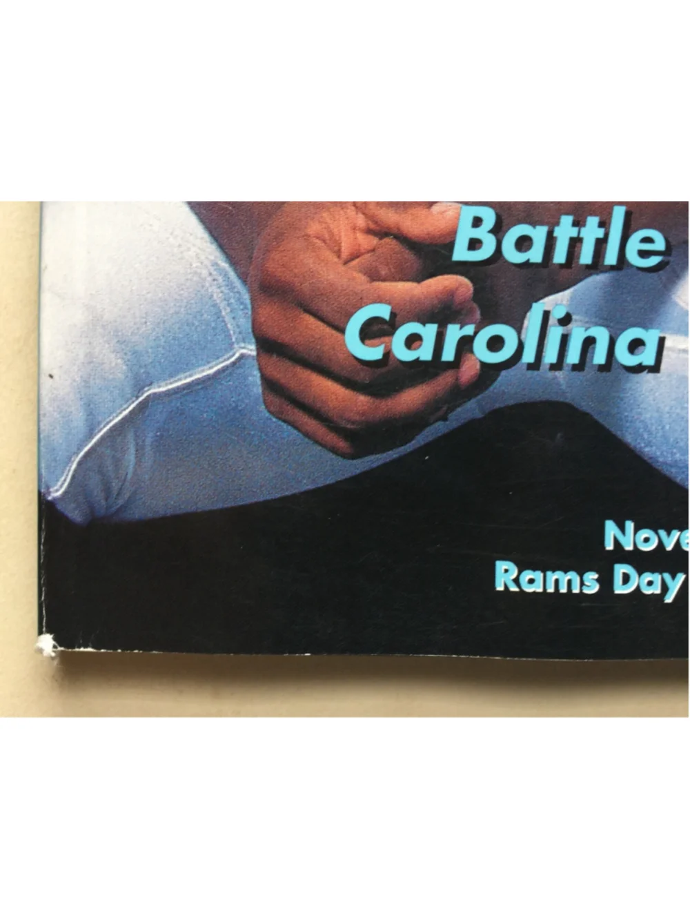 Nov 8 1997 Tar Hill Football Magazine, UNC Tar Heels, Carolina VS Florida State